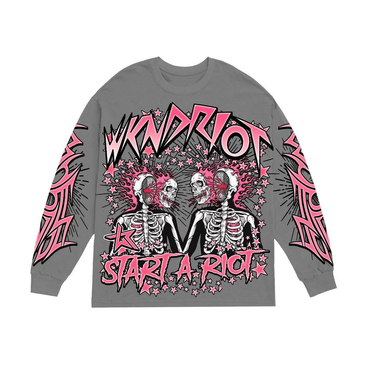 WKND RIOT "MIND BLOWN" TEE GREY