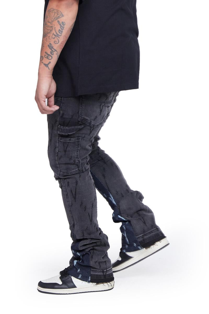 VLBS11232202 VALABASAS STACKED DENIM "BONA FIDE"