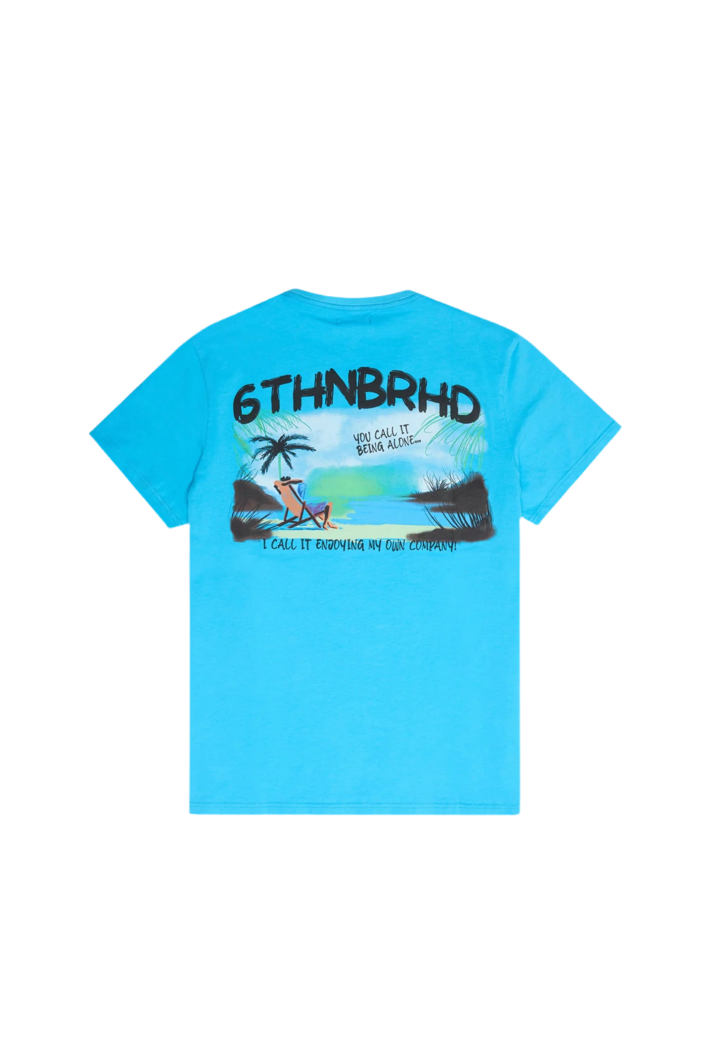 6NBRHD "ISLAND" TEE AQUA