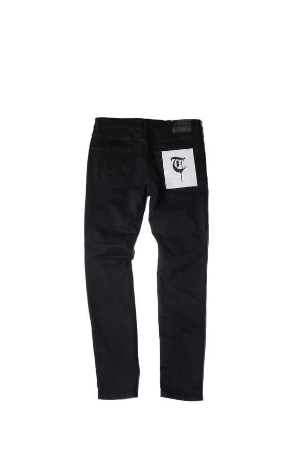 TRNCHS "SKINNIES" SKINNY BLACK WASH