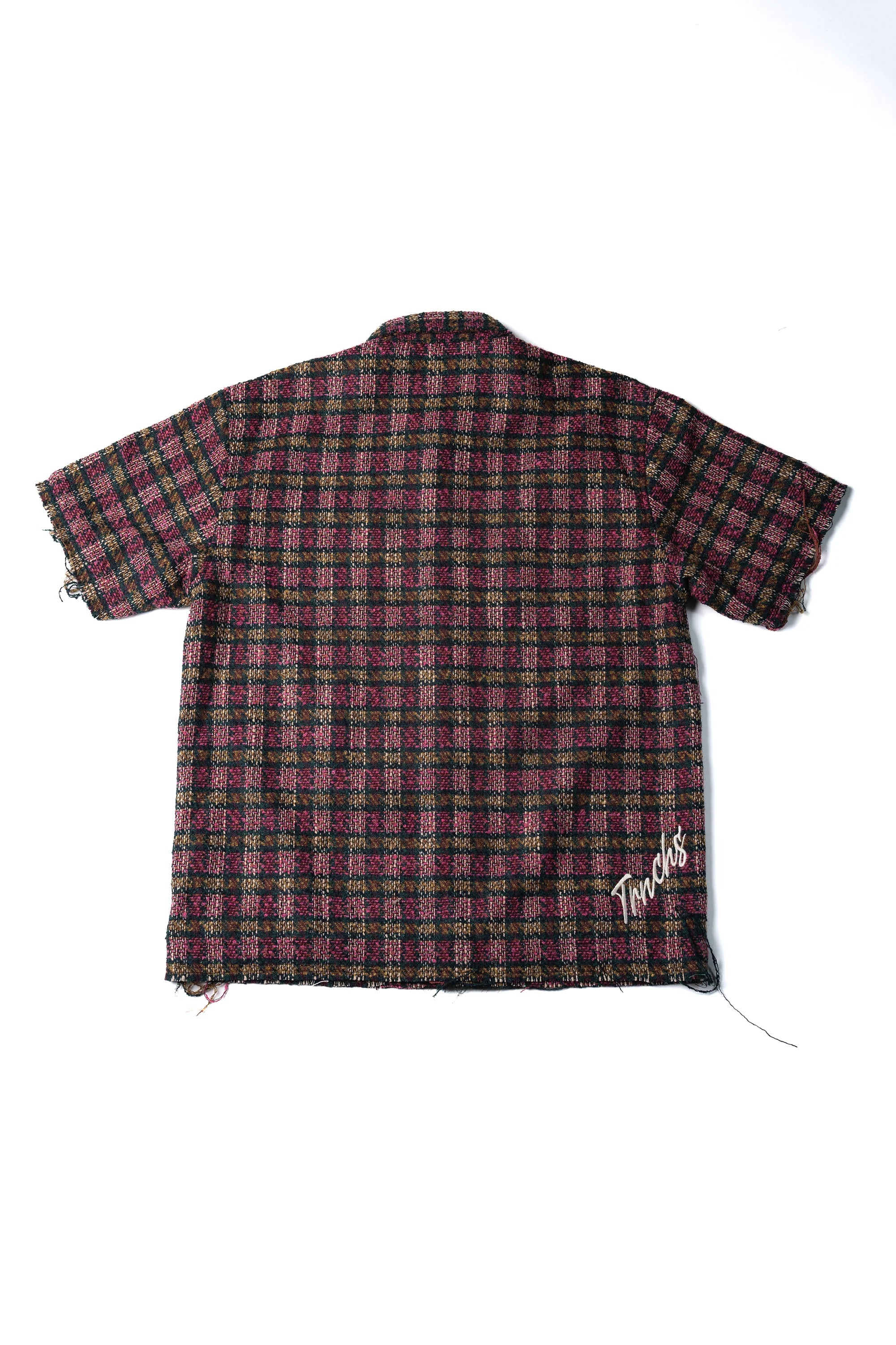 TRNCHS "TAPESTRY 2.0" BUTTON UP PINK