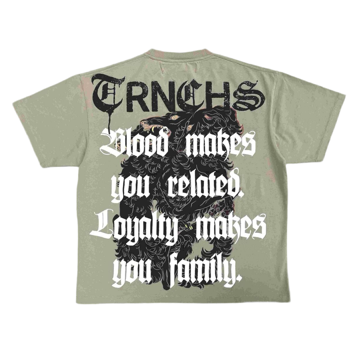 Trnchs "Wolf Pack" Tee Green