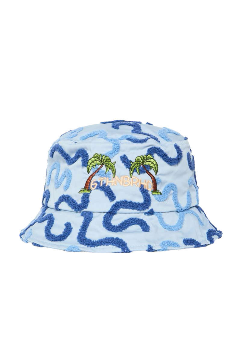 6NBRHD "UMBRELLA" BUCKET HAT OCEAN