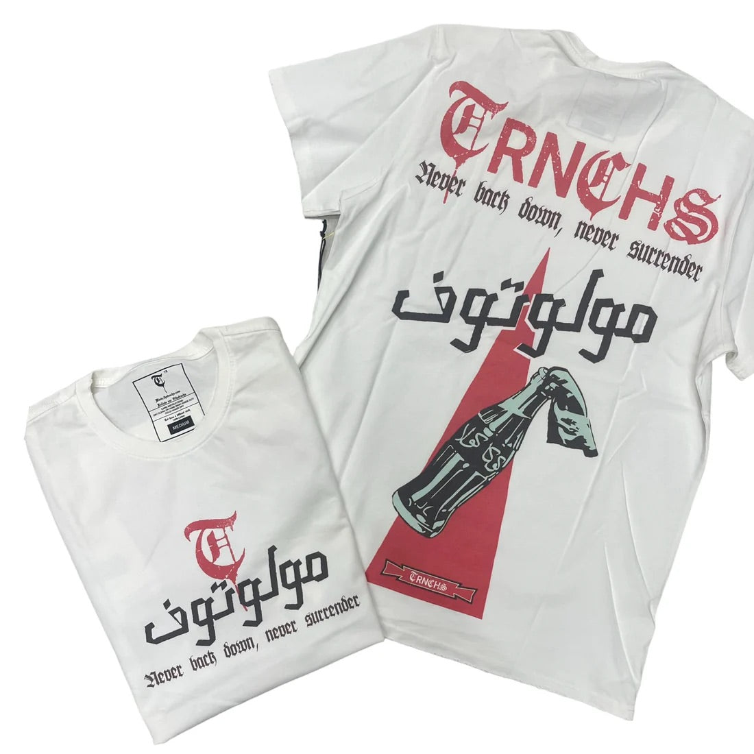 TRNCHS "MALATUF" TEE VINTAGE WHITE