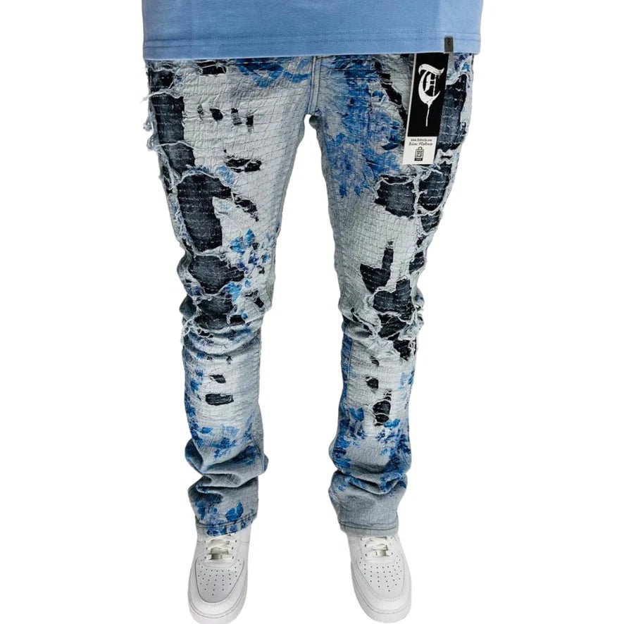 TRNCHS "FLORIDIANS" STACKED BLUE