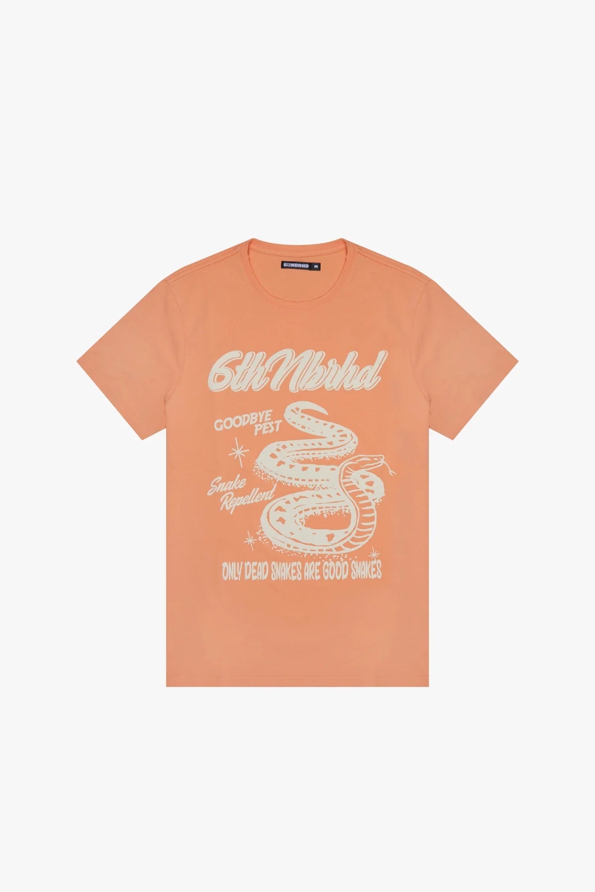 6THNBRHD "GOODBYE PEST" TEE PEACH