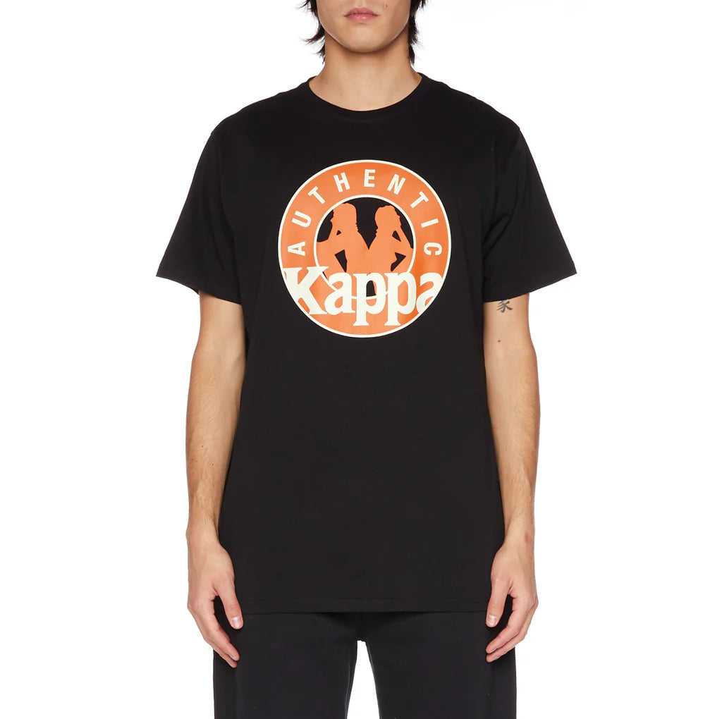 KAPPA "AUTHENTIC LEEN" TEE BLACK