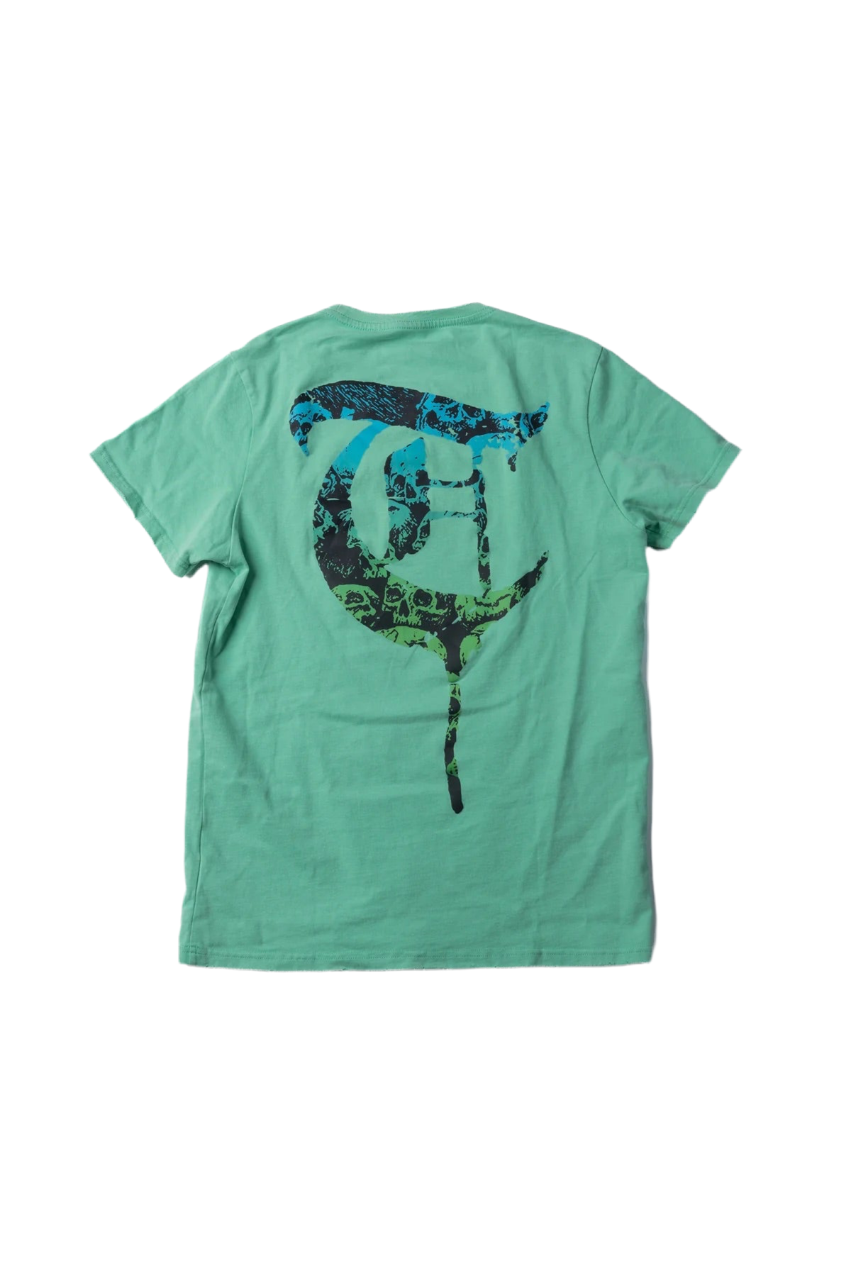 TRNCHS "DEATH LOGO T" TEE TEAL