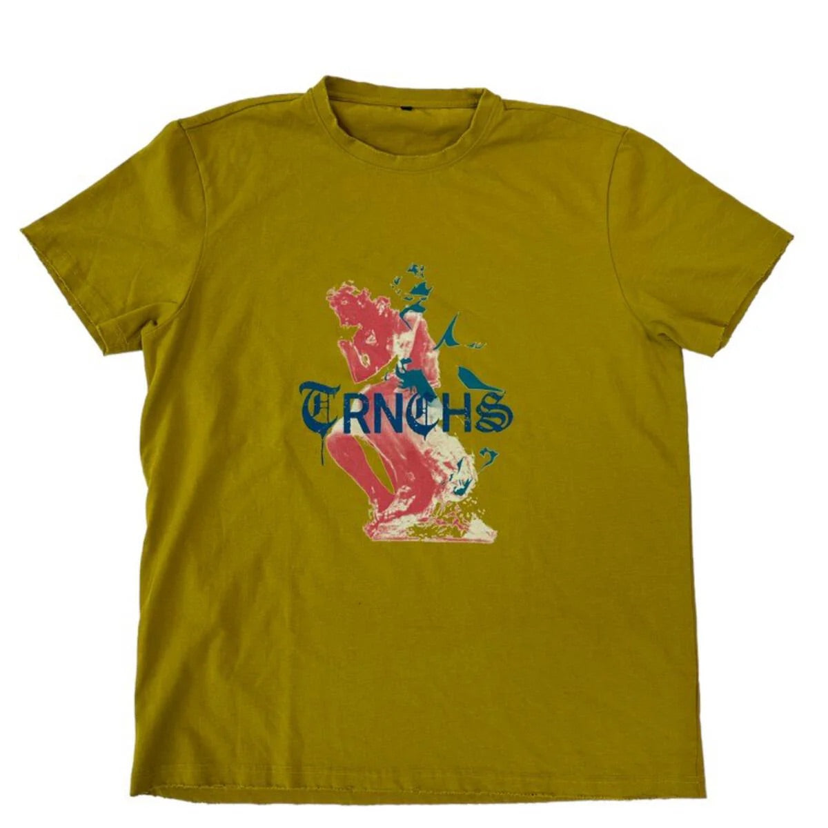 TRNCHS "THINKING" TEE YELLOW