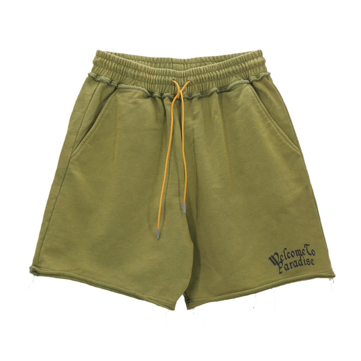 PARADISE LOST "UTOPIA FRENCH TERRY" SHORTS RUST GREEN