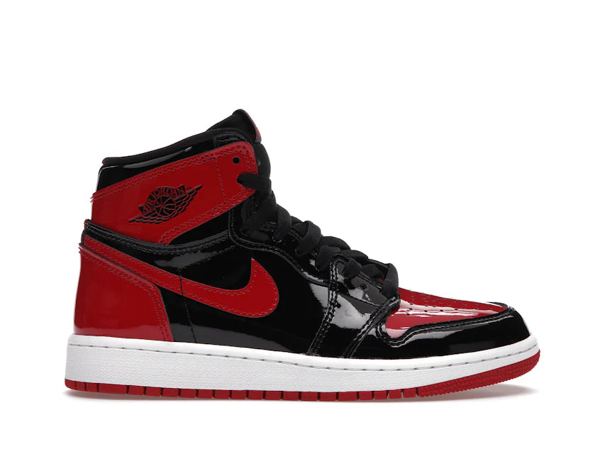 AIR JORDAN 1 RETRO HIGH OG GS BLACK/VARSITY RED-WHITE SIZE 6.5Y