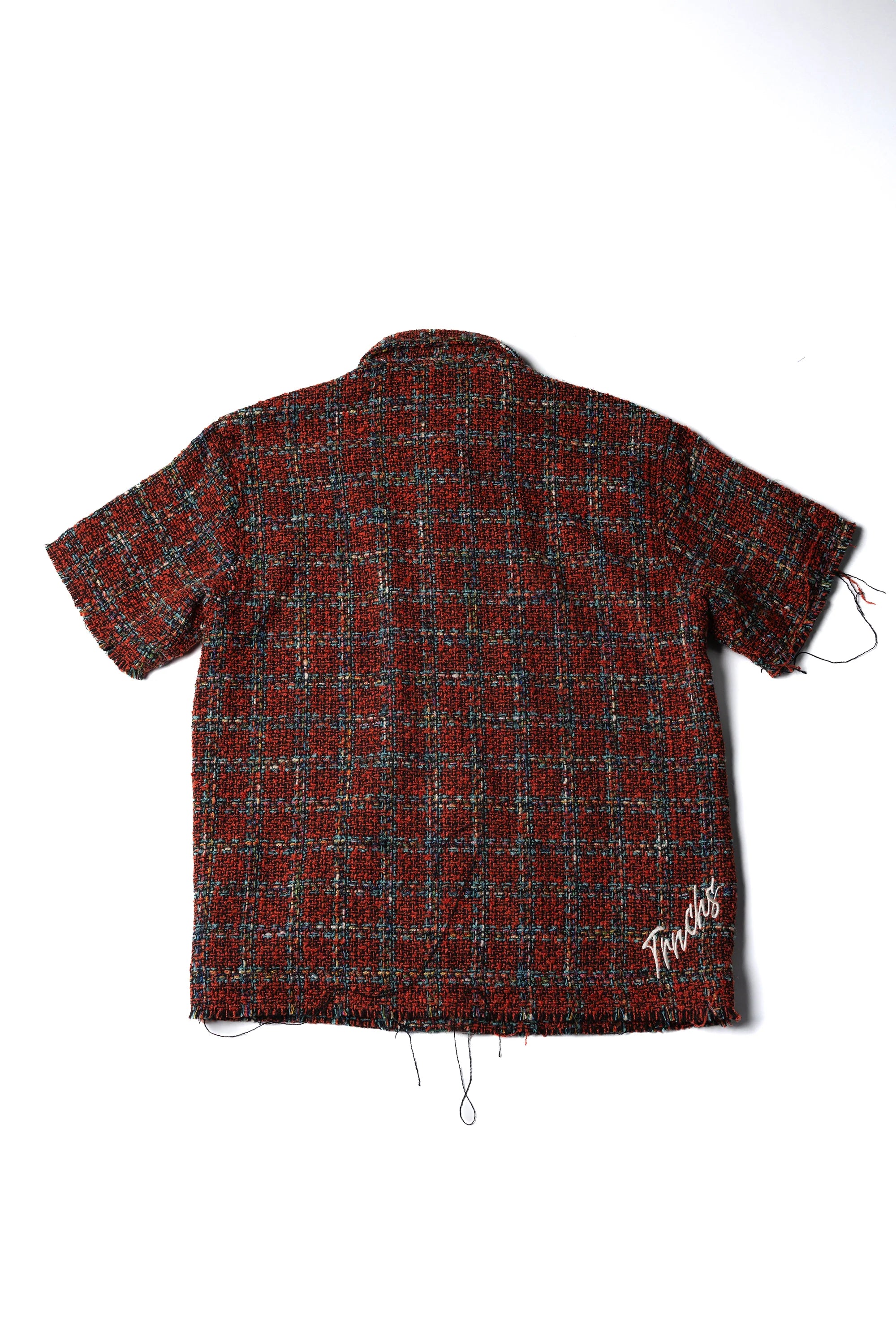 TRNCHS "TAPESTRY 2.0" BUTTON UP CORAL