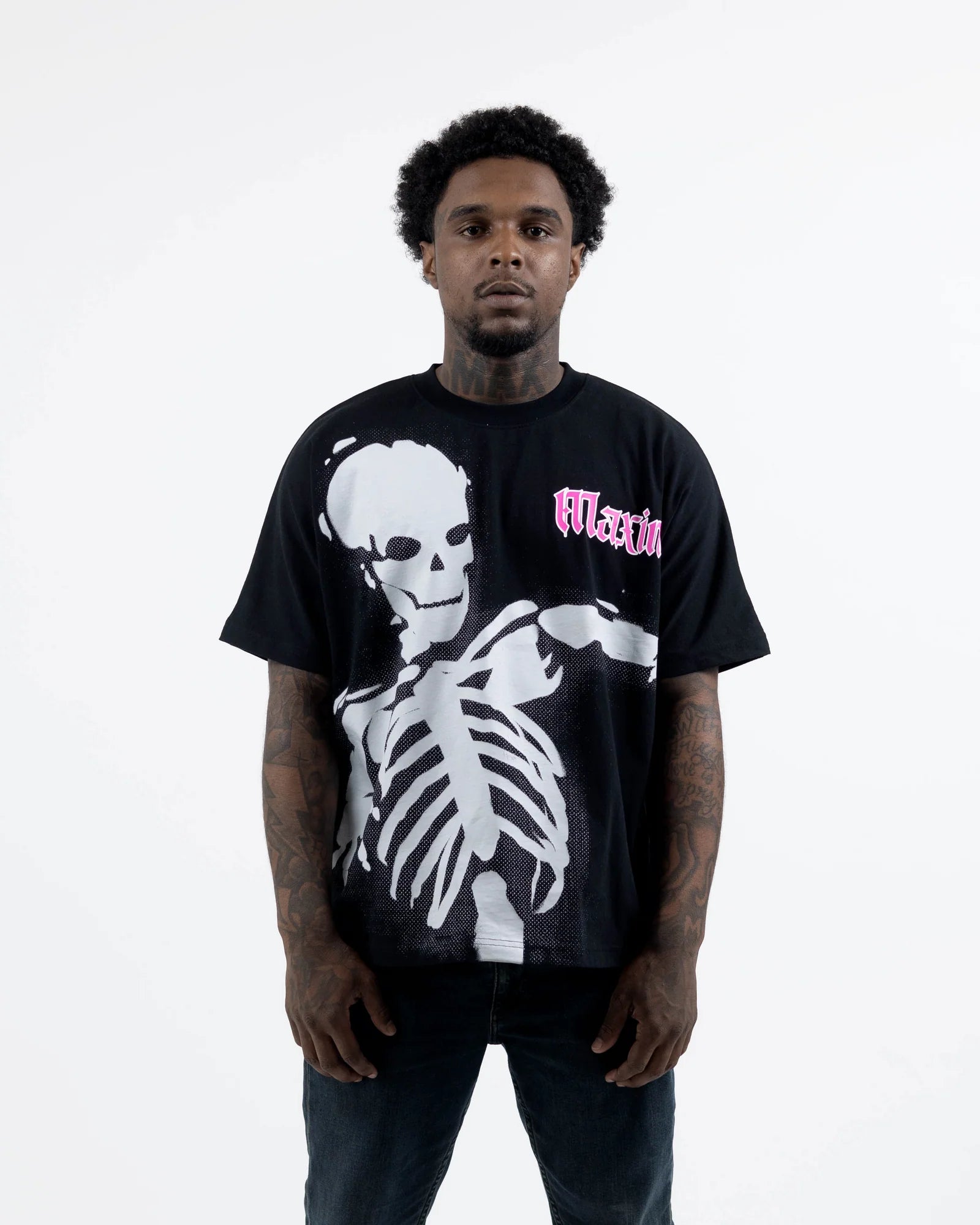 MAXIMO APPAREL "SKELETON" OVERSIZED TEE