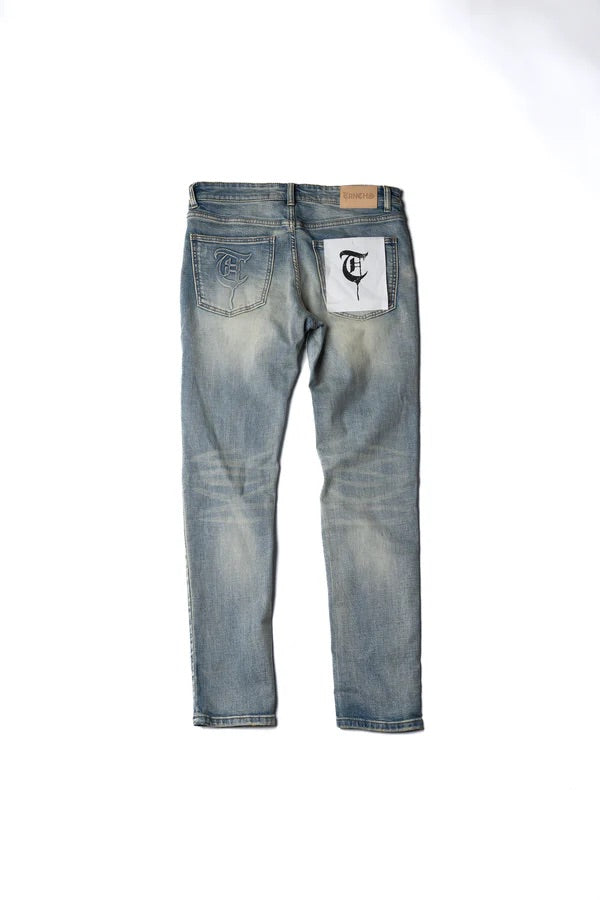 TRNCHS "SKINNIES" SKINNY LIGHT VINTAGE WASH