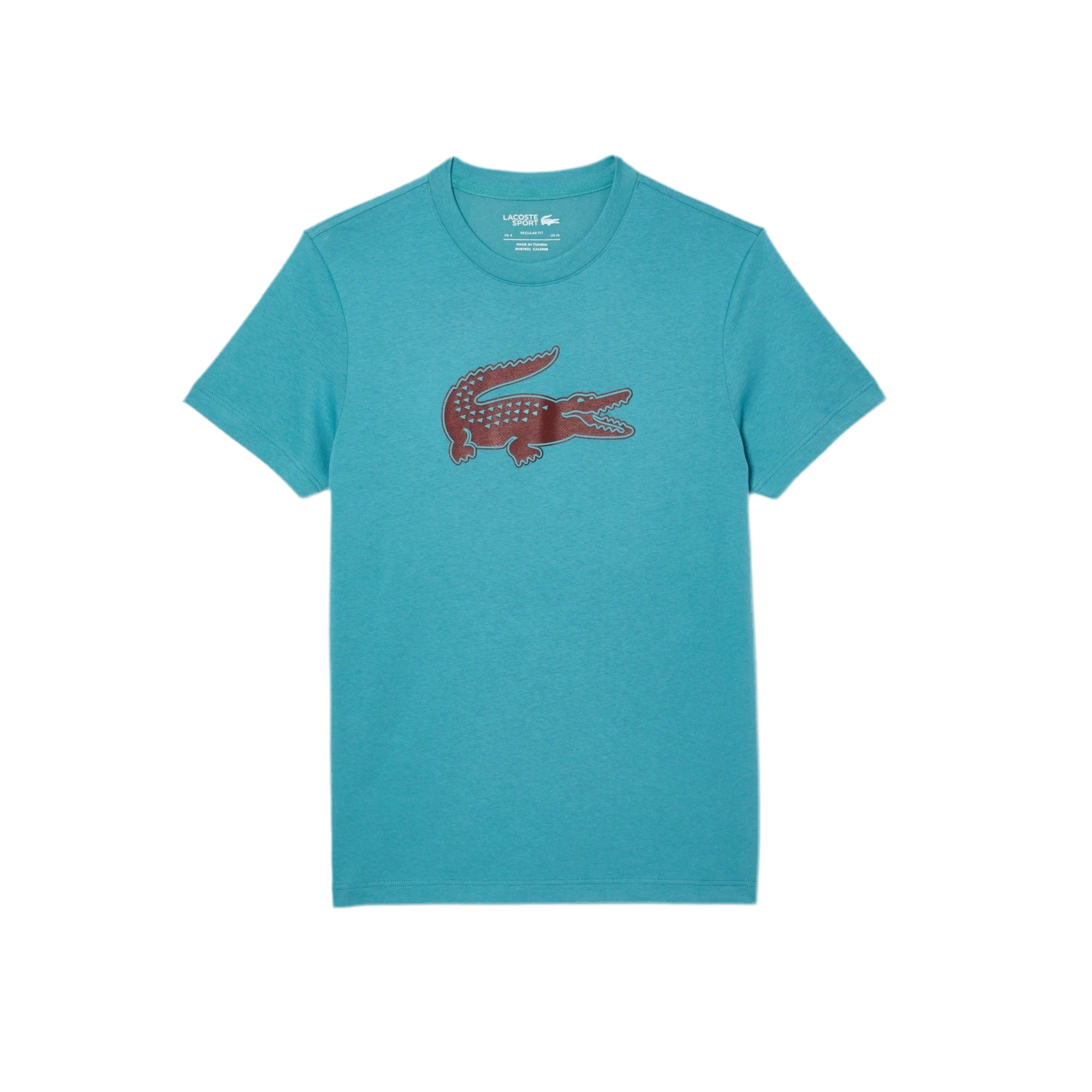 LACOSTE "CROC" TEE TEAL