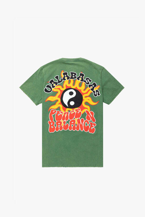 VLBS90048 "ALL BALANCED" VINTAGE FLAME ORANGE TEE