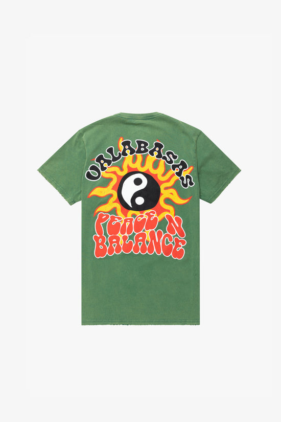 VLBS90048 "ALL BALANCED" VINTAGE FLAME ORANGE TEE