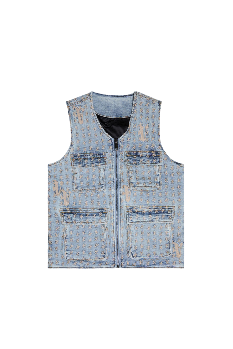 VALABASAS "STARLET" VEST LT.VINTAGE BLUE