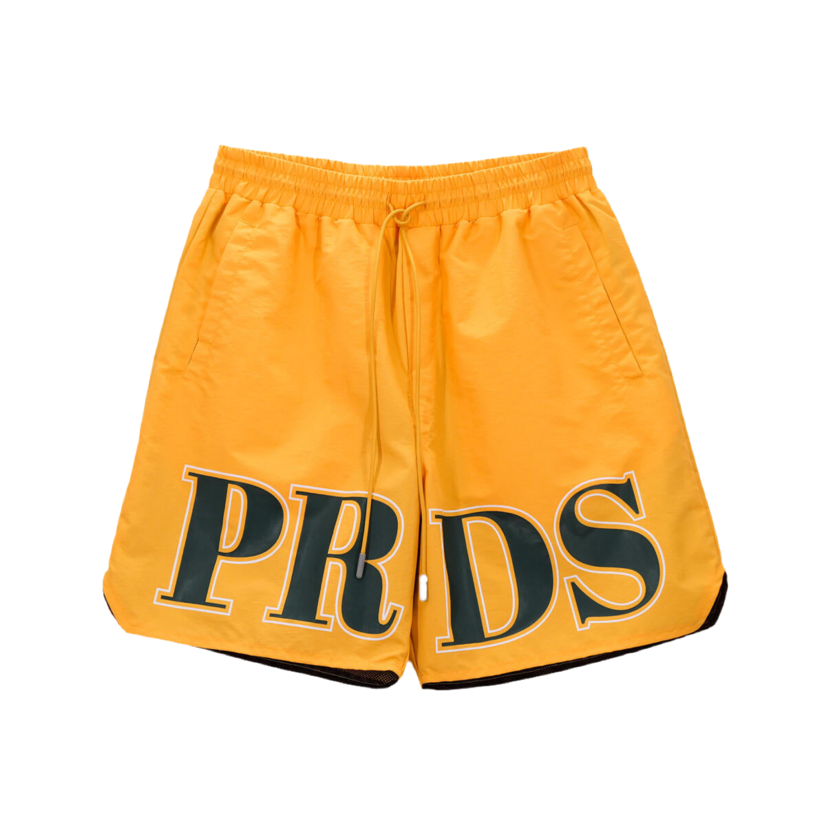 PARADISE LOST "VARSITY NYLON" SHORTS YELLOW