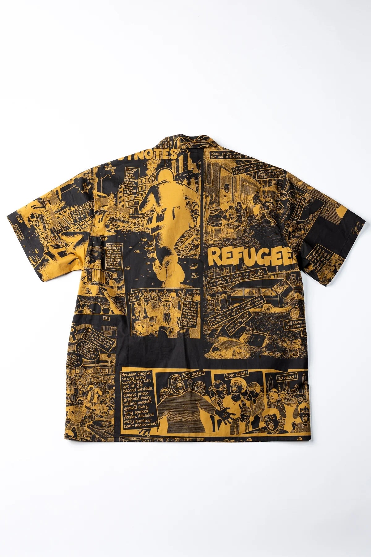 TRNCHS "PALESTRY" BUTTON-UP YELLOW/BLACK