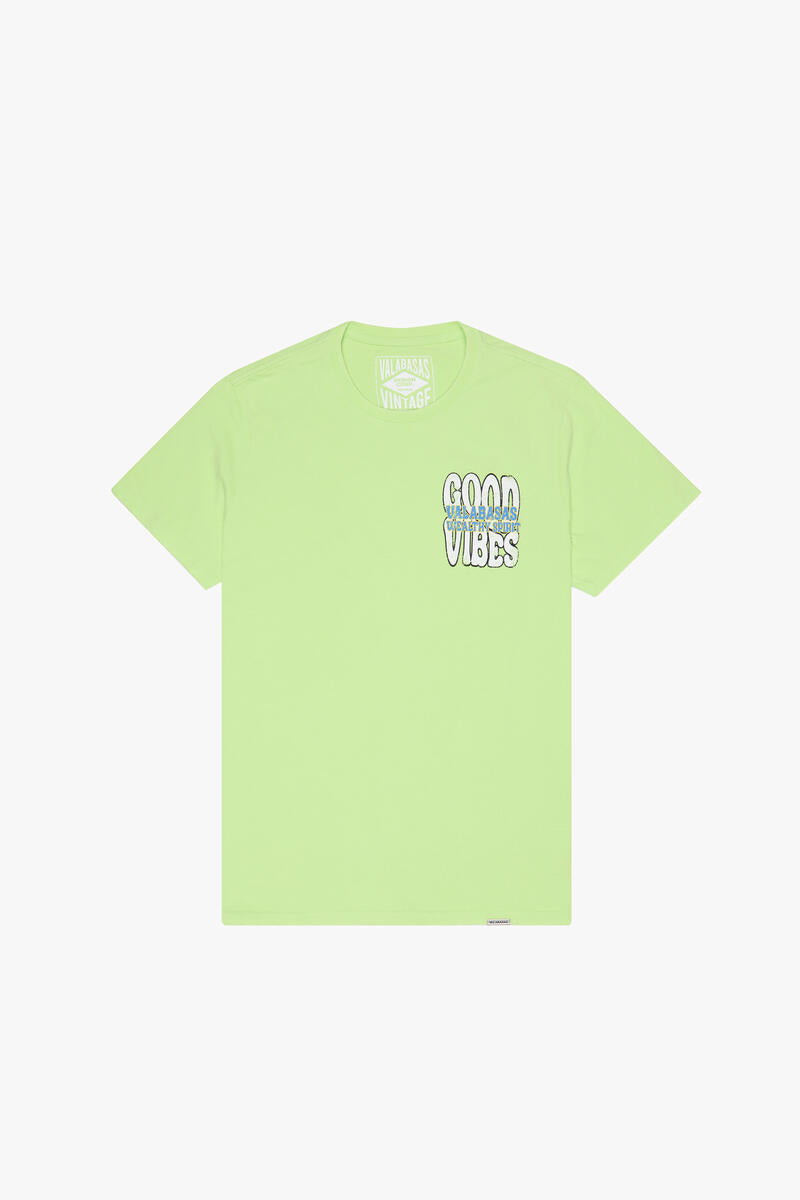 VALABASAS "WEALTHY SPIRIT" TEE VINTAGE LIME