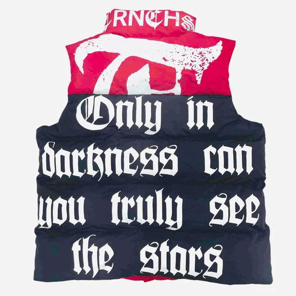 TRNCHS "Aurora" Bubble Vest Red/Black