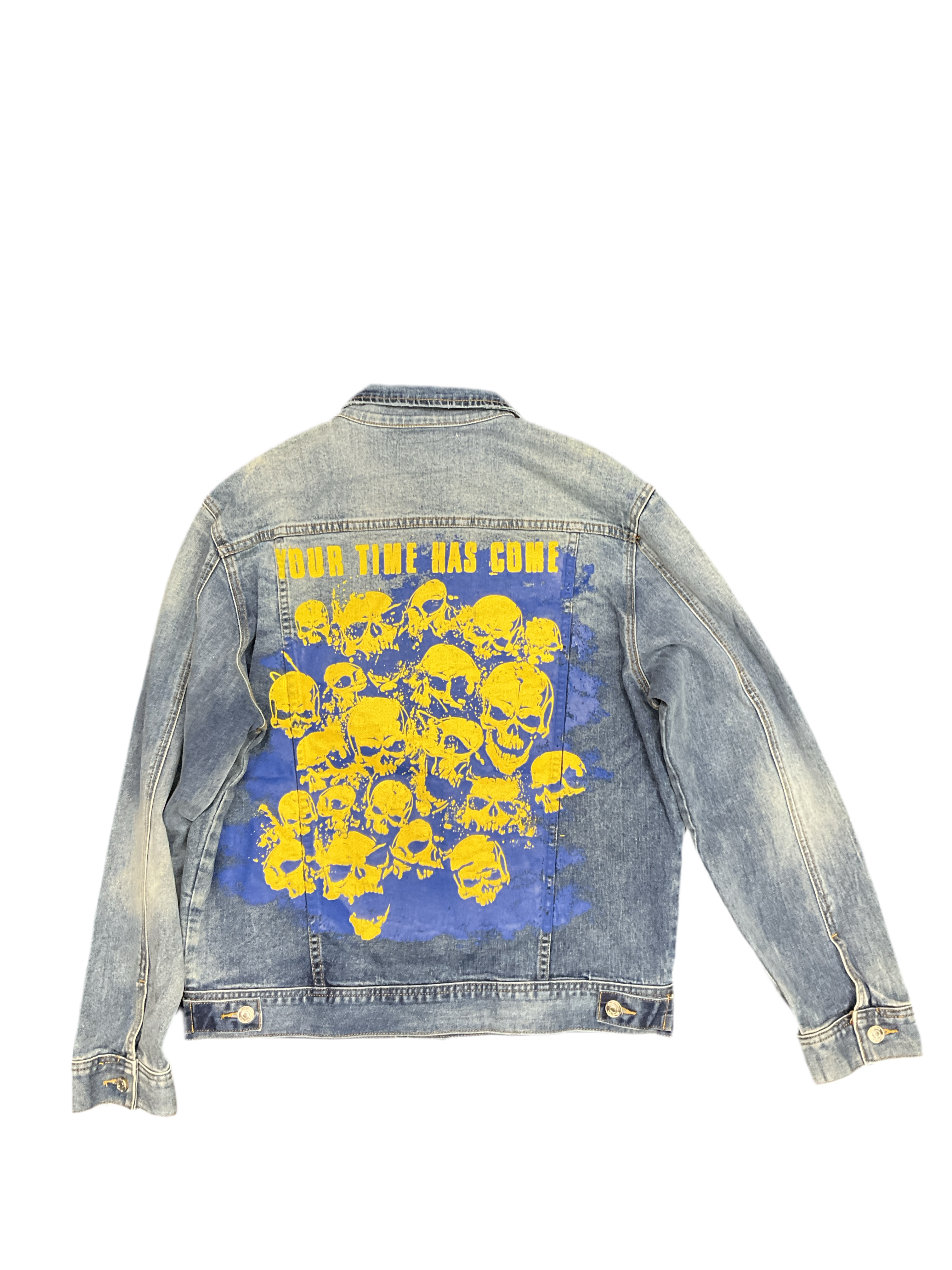 MacKeen Market Hand Painted Denim Jacket Multi