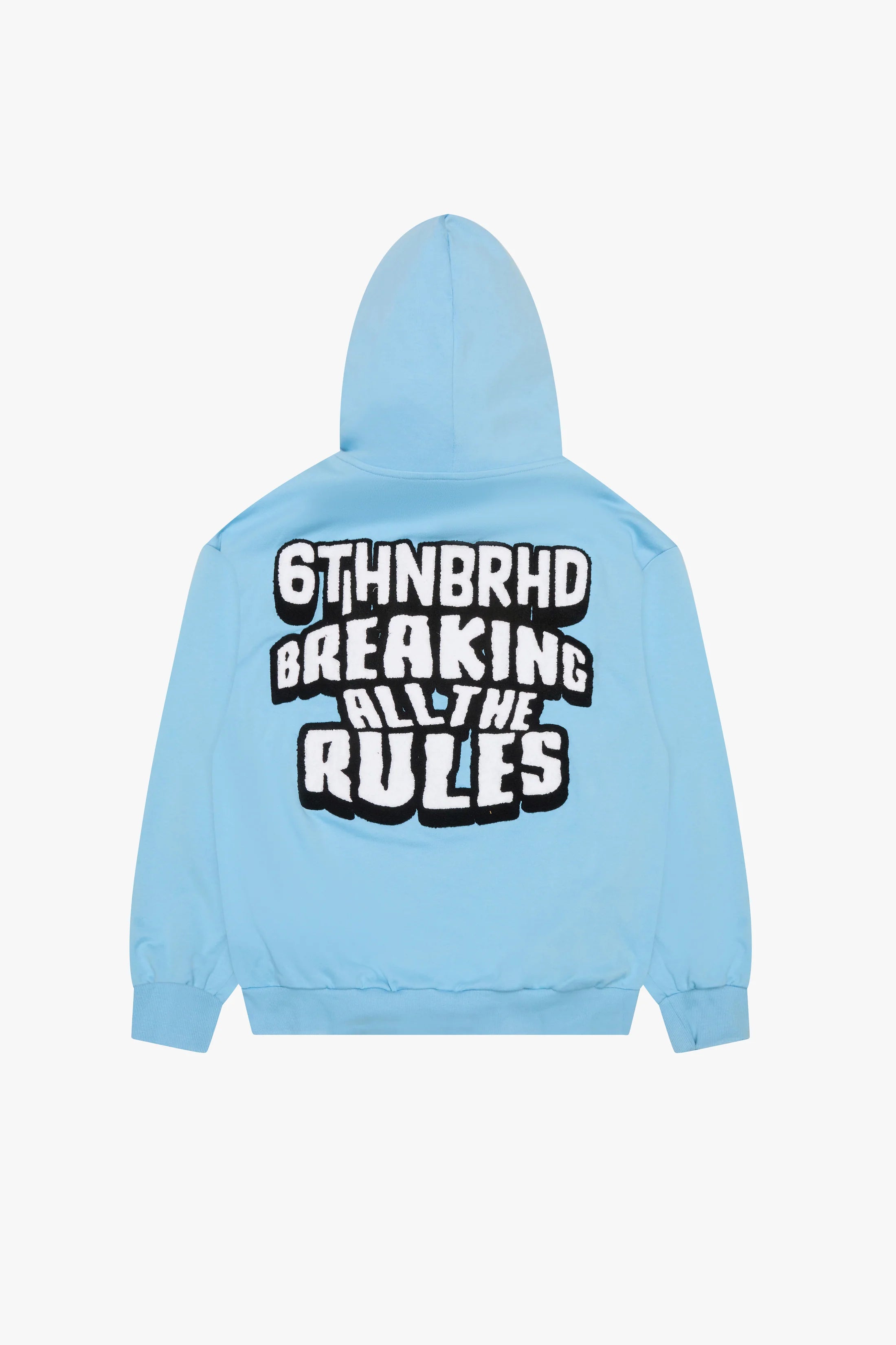 6THNBRHD "BROKEN RULES" HOODIE