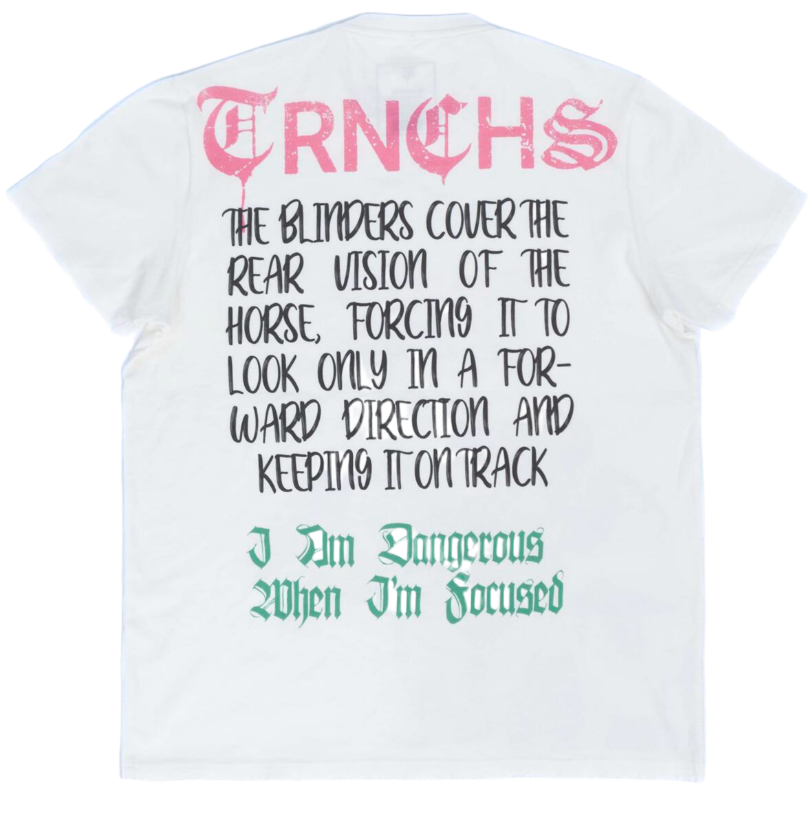 TRNCHS "FOCUS" TEE VINTAGE WHITE