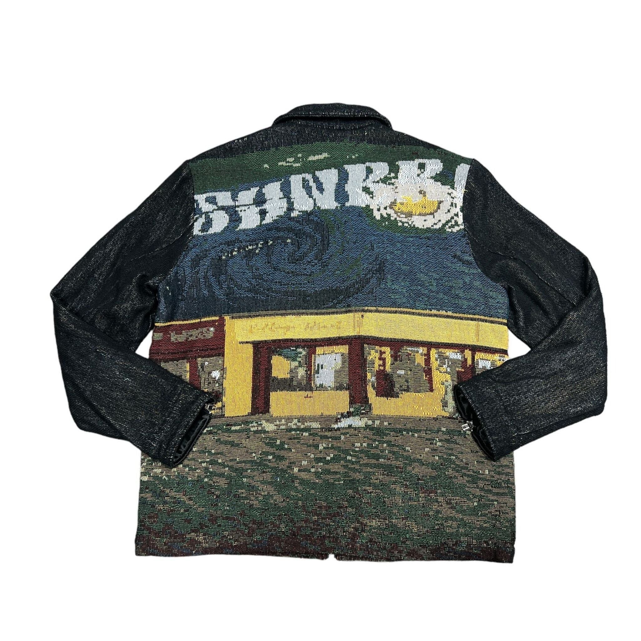 6THNBRHD "STORE FRONT" JACKET BLACK MULTI