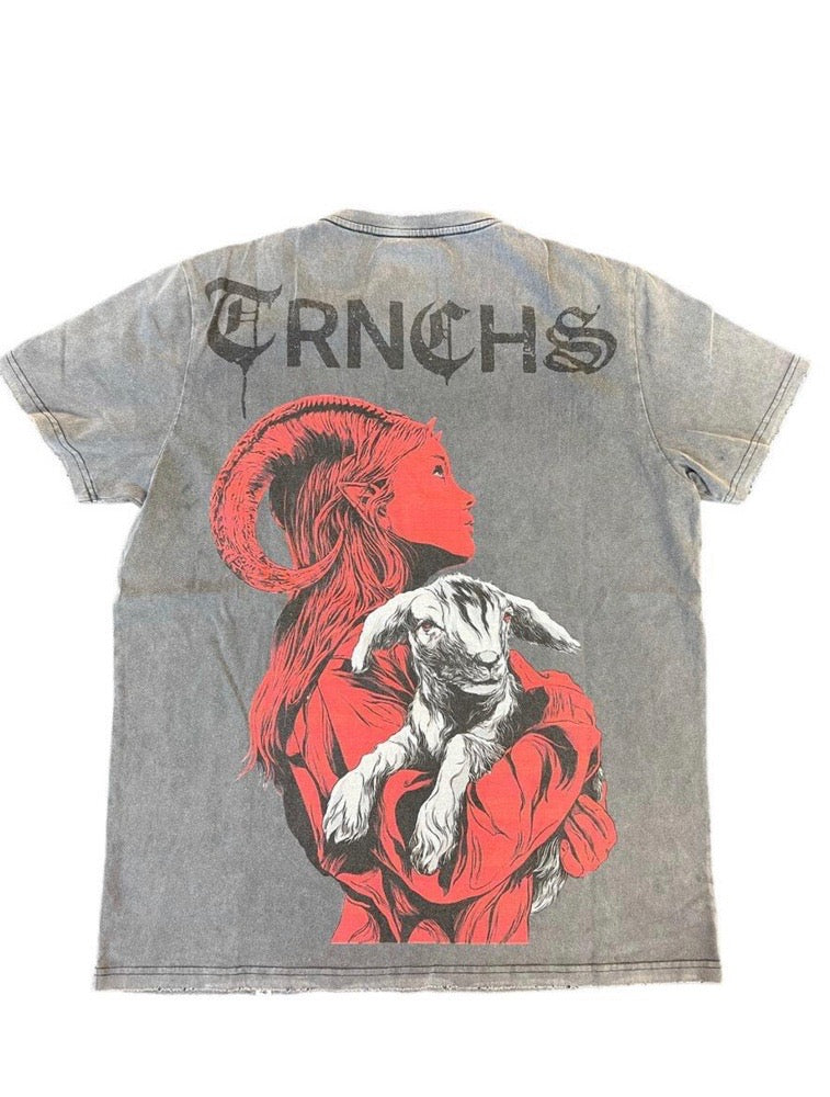 TRNCHS "GOAT DEMON" TEE BLACK