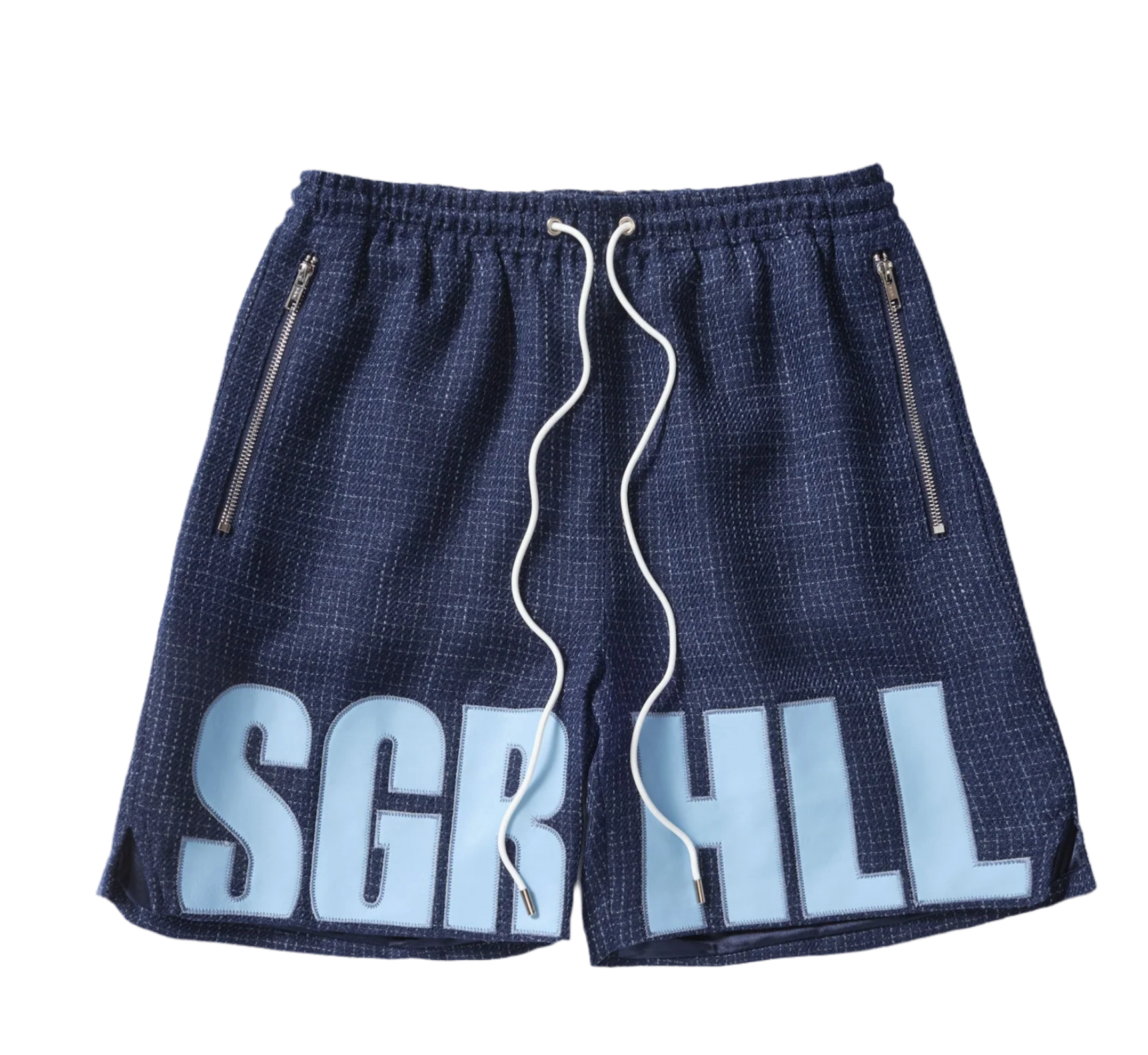 SUGAR HILL "OPEN MIND" SHORTS NAVY BLUE