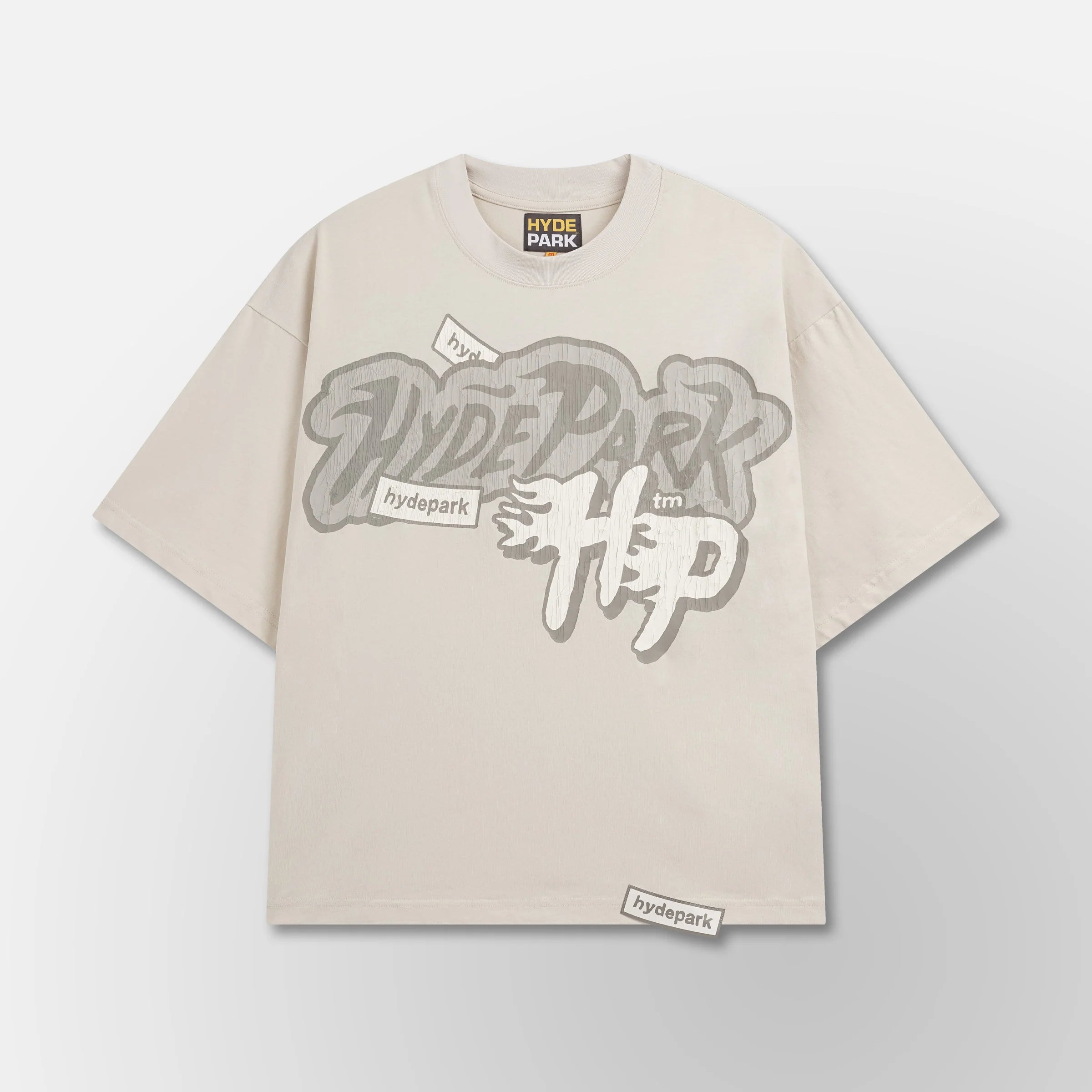 Hyde Park Heritage Tee - Monochrome Cream