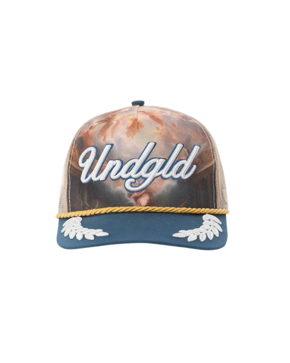 UNDERGOLD INTERNACIONAL "DIVINITY" HAT BLUE/CREAM