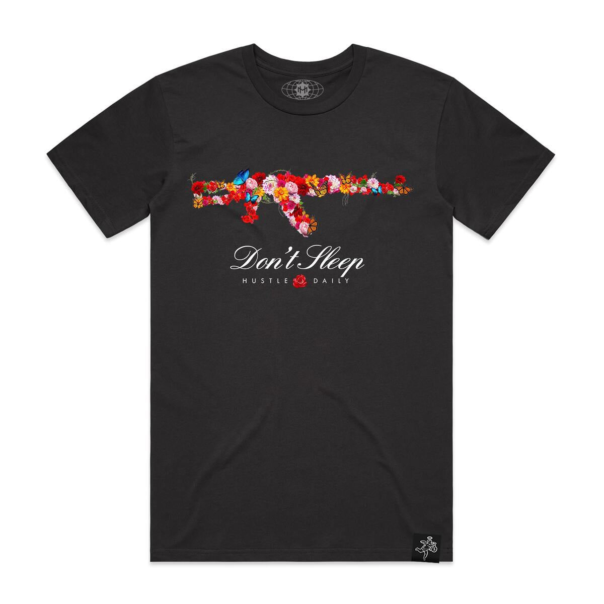 HASTA MUERTE "AK ROSE VINES" TEE BLACK