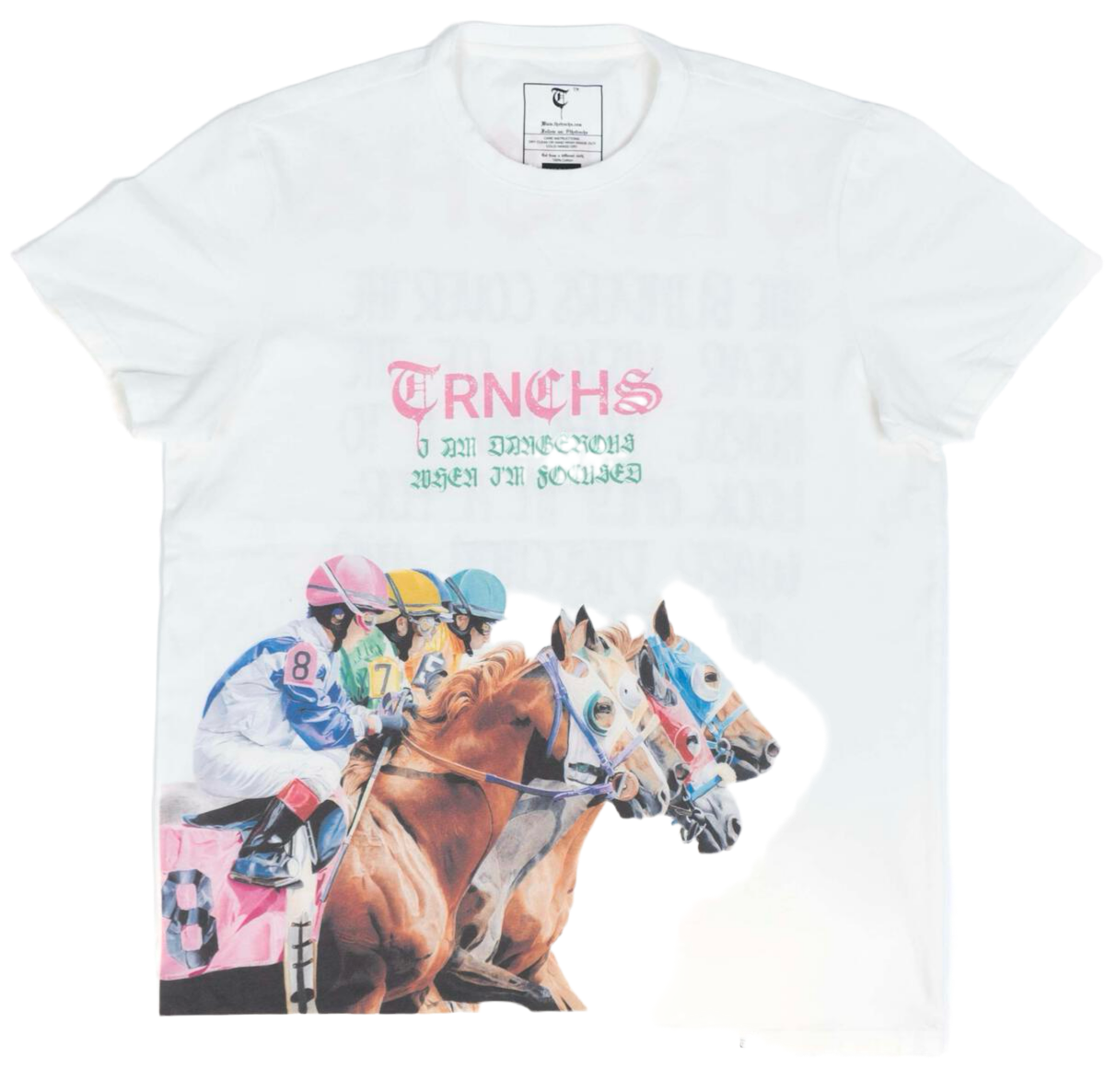 TRNCHS "FOCUS" TEE VINTAGE WHITE