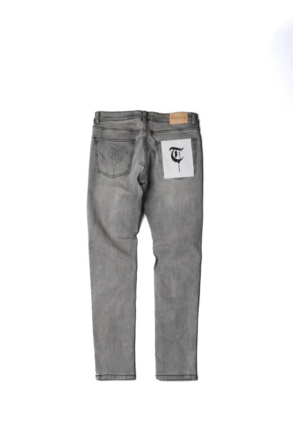 TRNCHS "SKINNIES" SKINNY GRAY WASH