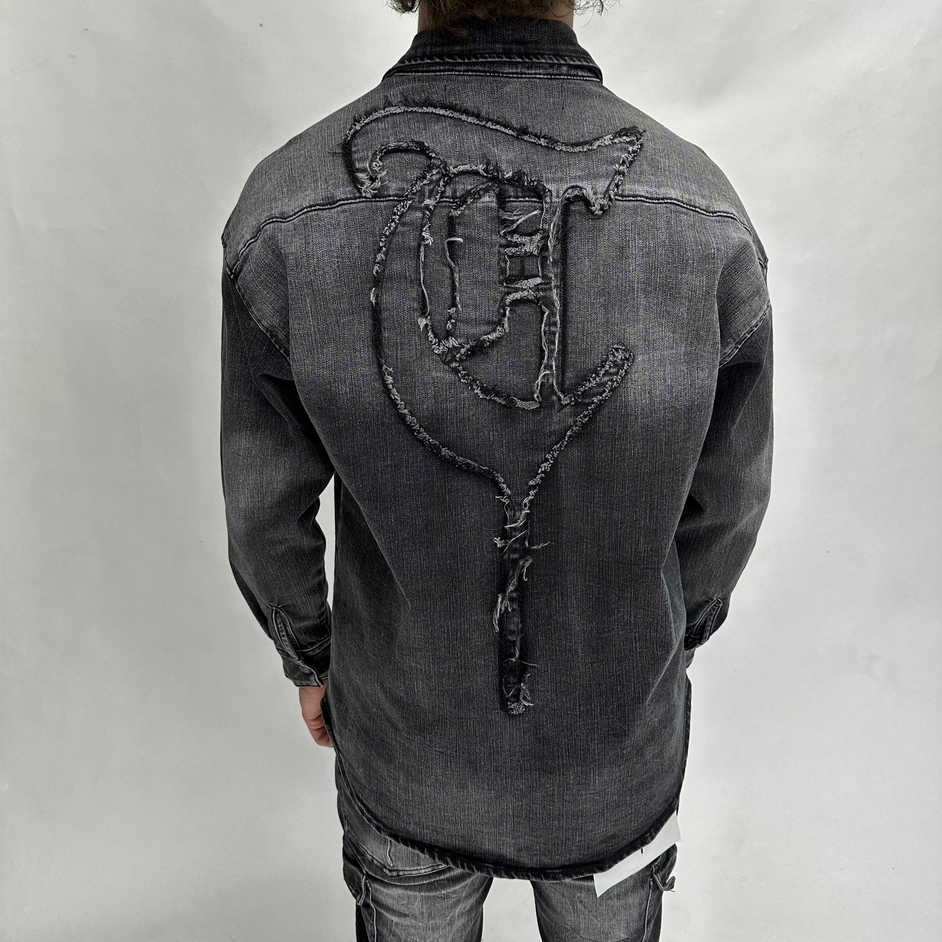 TRNCHS "ABU FARAH" JACKET BLACK WASH