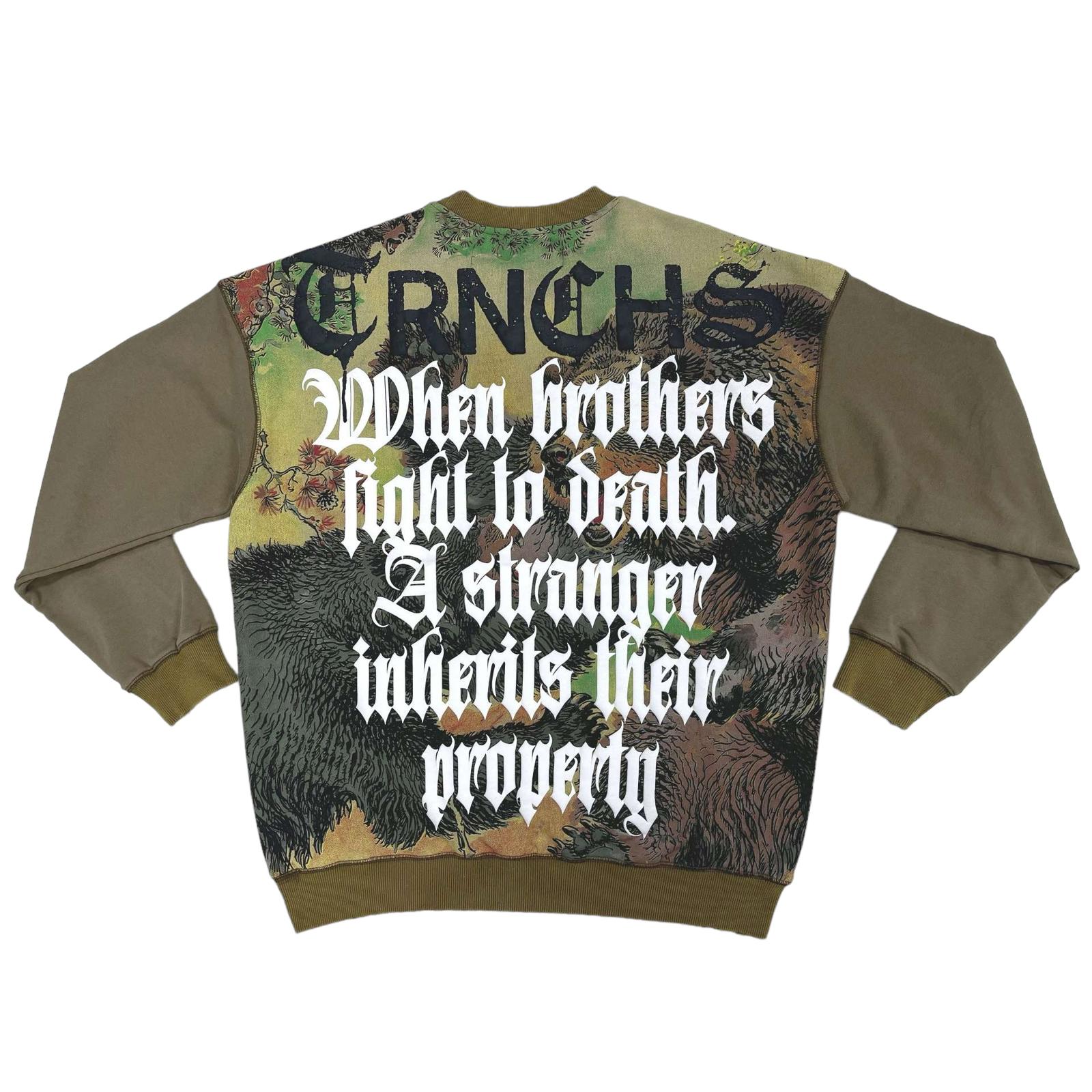 Trnchs "Brothers" Sweater Army Green