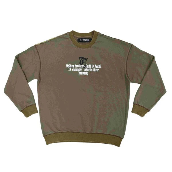 Trnchs "Brothers" Sweater Army Green