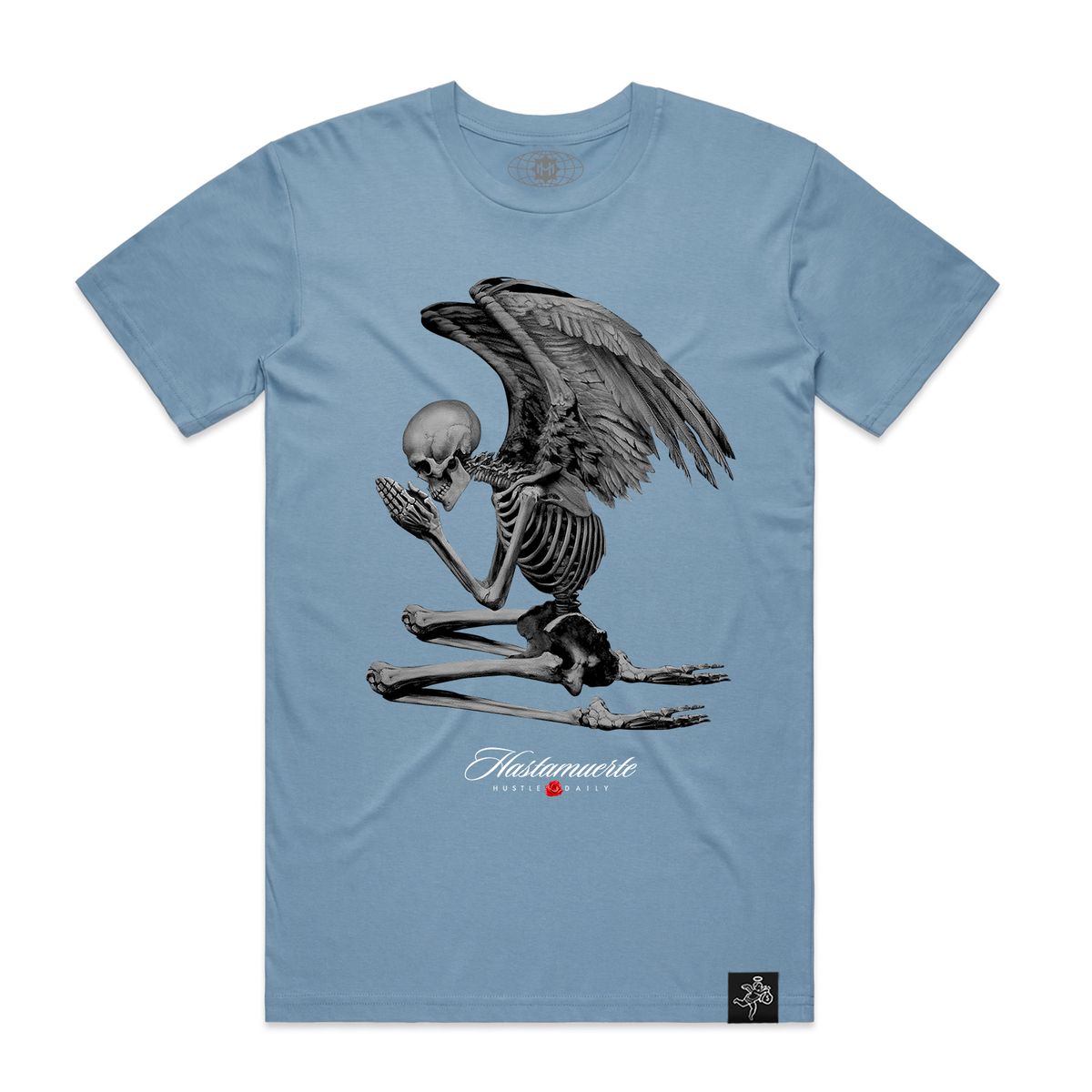 HASTA MUERTE "SKELETON ANGEL WINGS" TEE CAROLINA