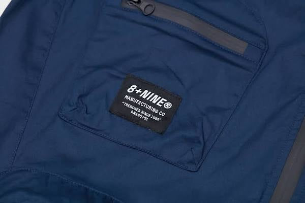 8&9 Combat Nylon Spidey Jacket Navy/Blue