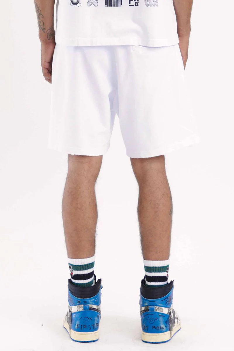 FIRST ROW "REIMAGINED CLASSIC" SHORTS WHITE