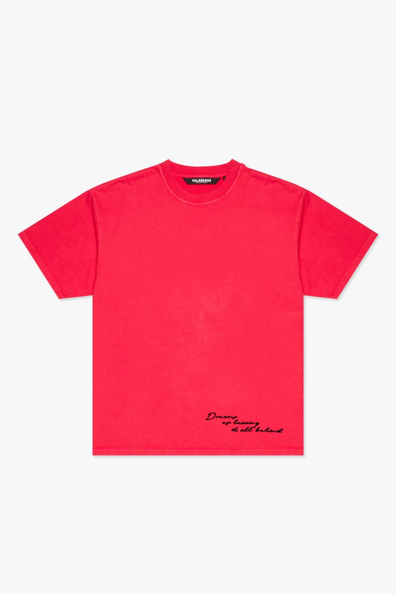 Valabasas "VALLEY VISIONS" TEE Red