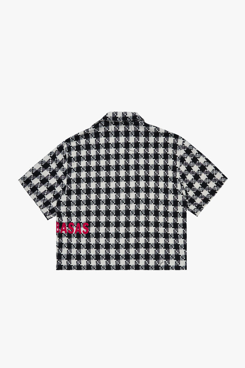 VALABASAS "CHECKMATE" BUTTON UP BLACK&WHITE