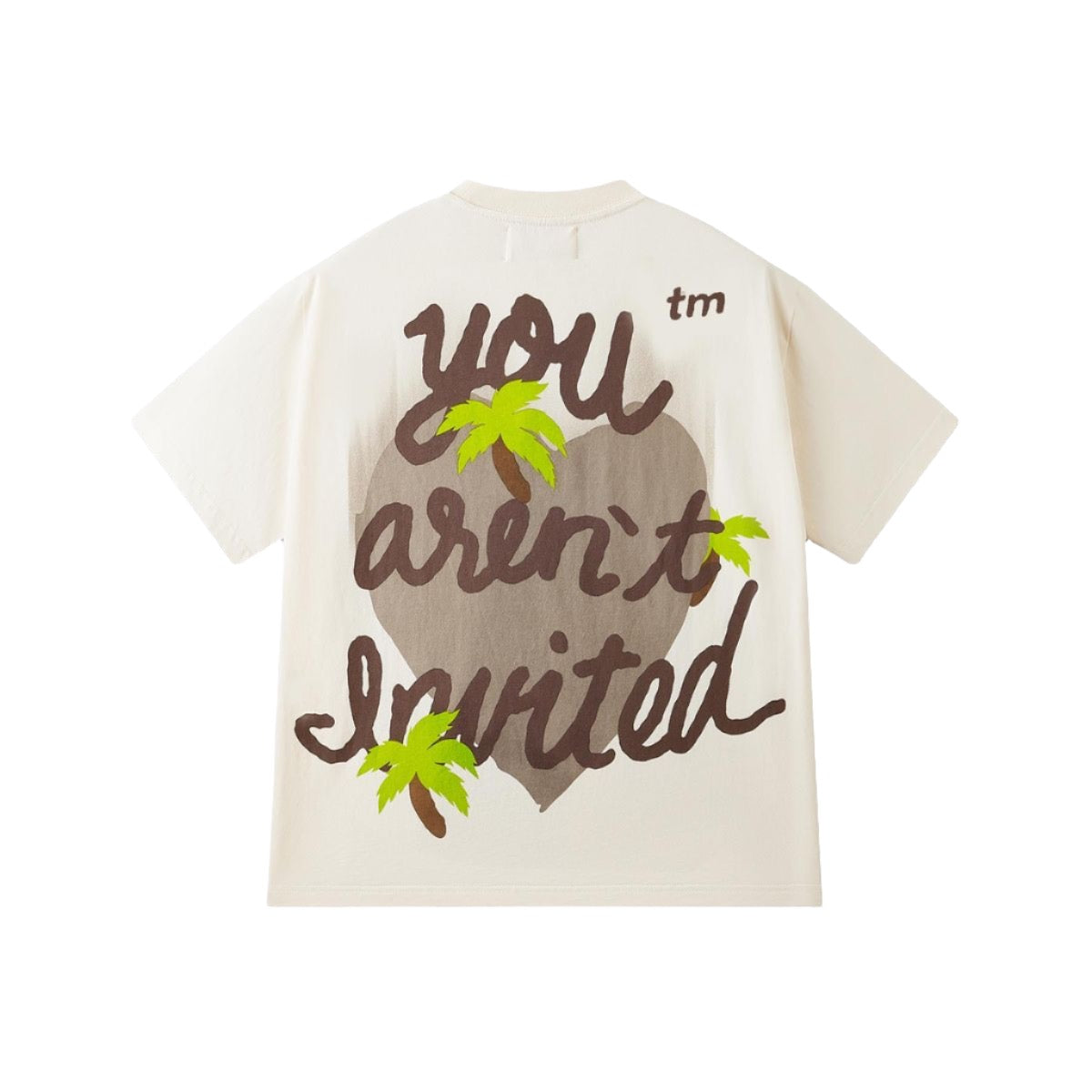 HYDE PARK "STAINED HEART" OVERSIZED TEE CREAM