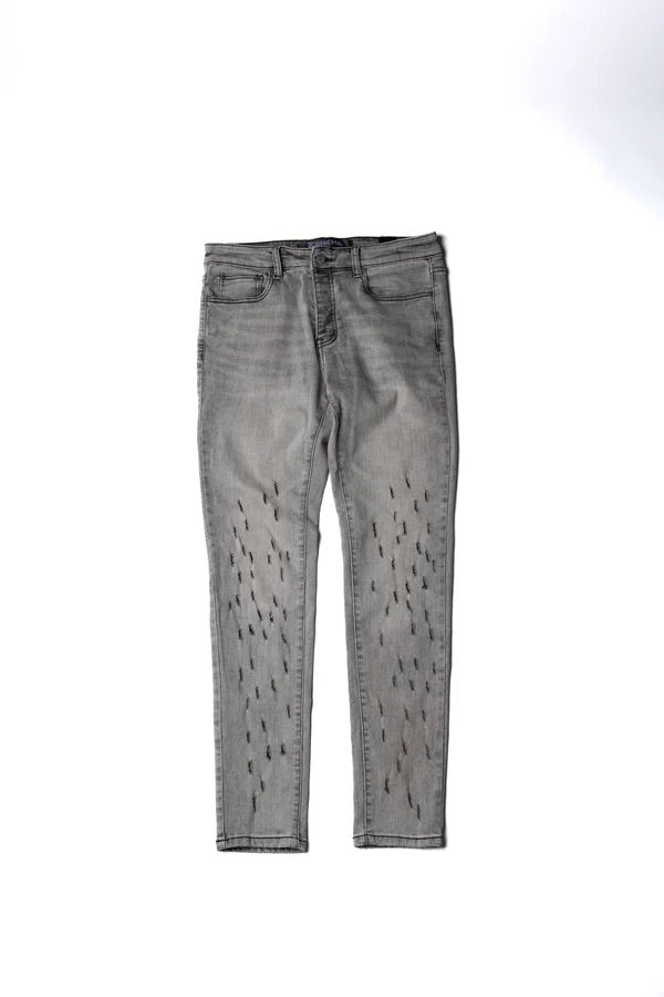 TRNCHS "SKINNIES" SKINNY GRAY WASH