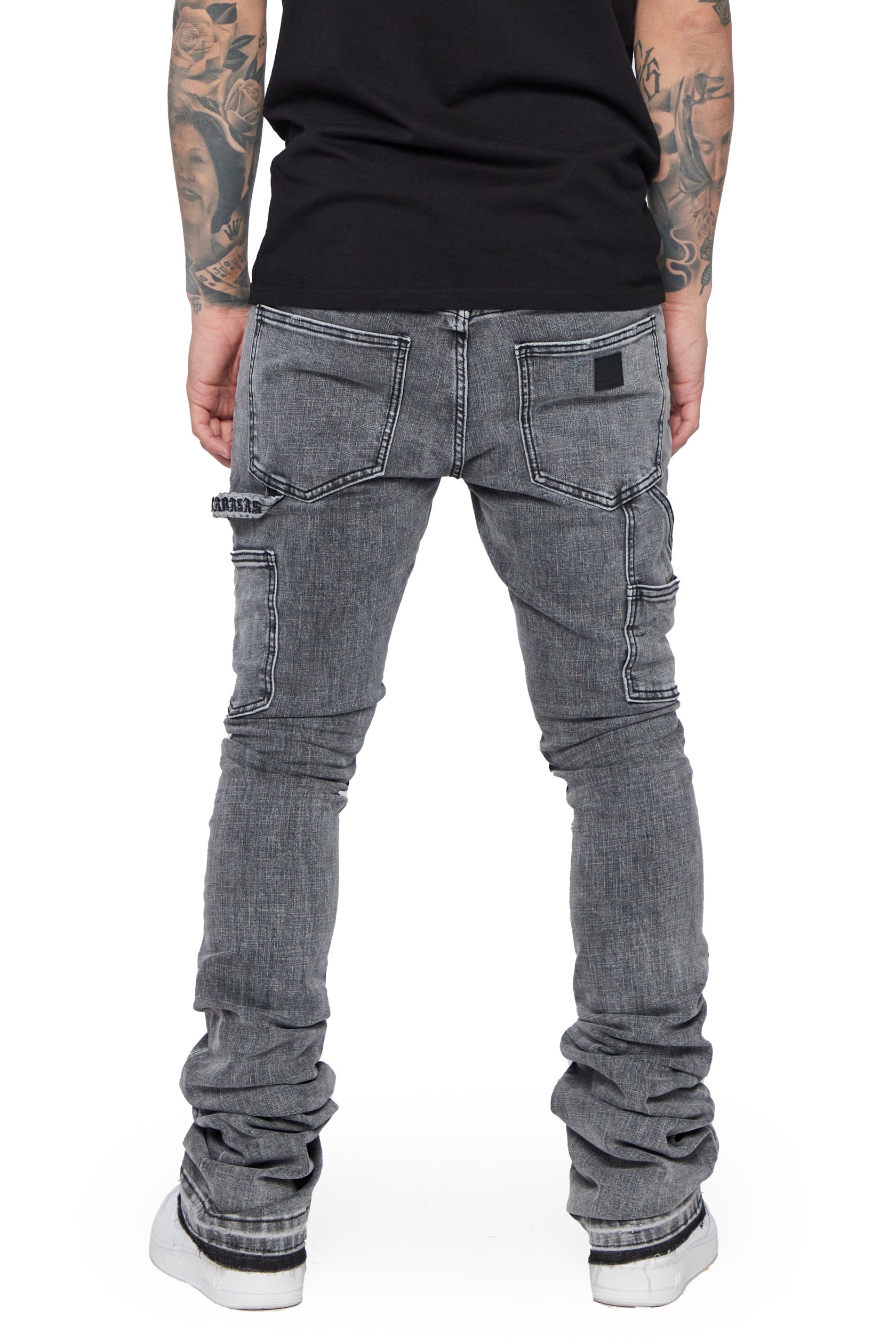 VALABASAS "MR. EXTENDO" STACKED LT. GREY WASH