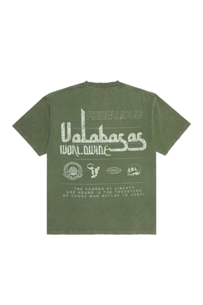 VALABASAS "FORMULA" TEE VINTAGE OLIVE