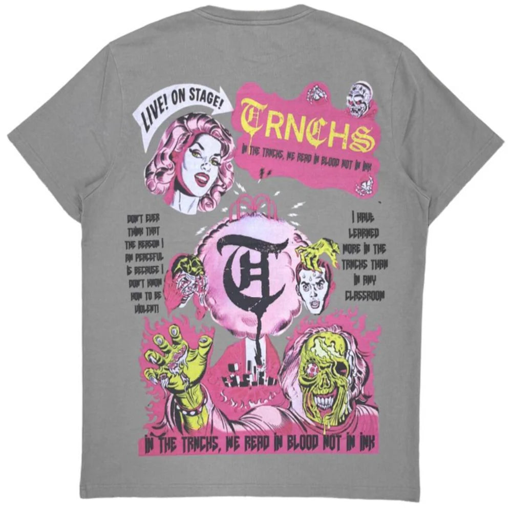 TRNCHS "DEMON TIME" TEE GRAY